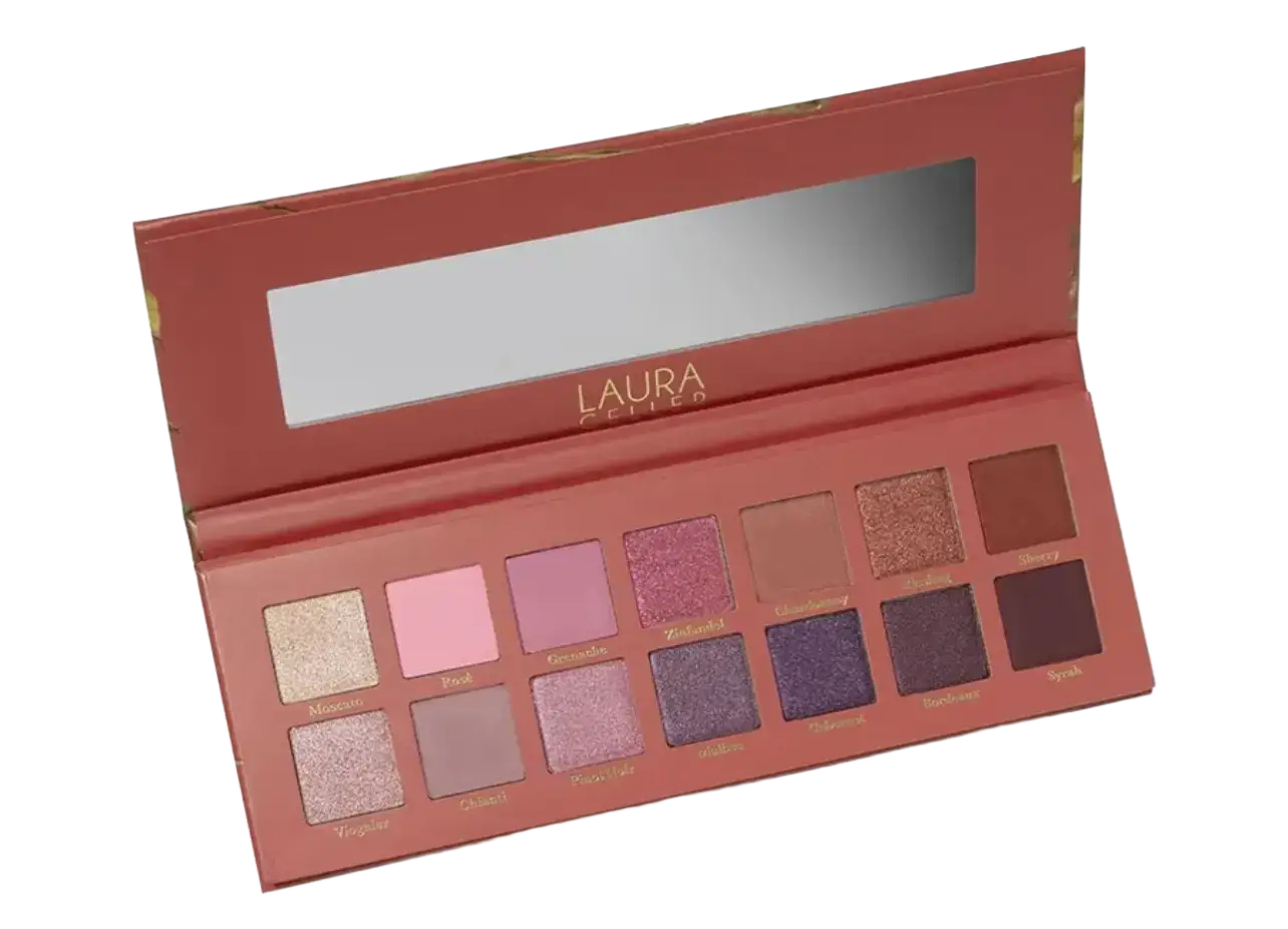 Laura Geller The Casual Collection 14 Multi-Finish Eyeshadow Palette Berry & Blossom