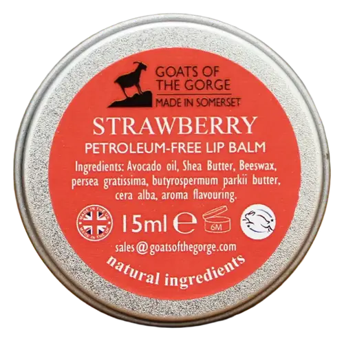 Goats of the Gorge Petroleum-Free Lip Balm Strawberry