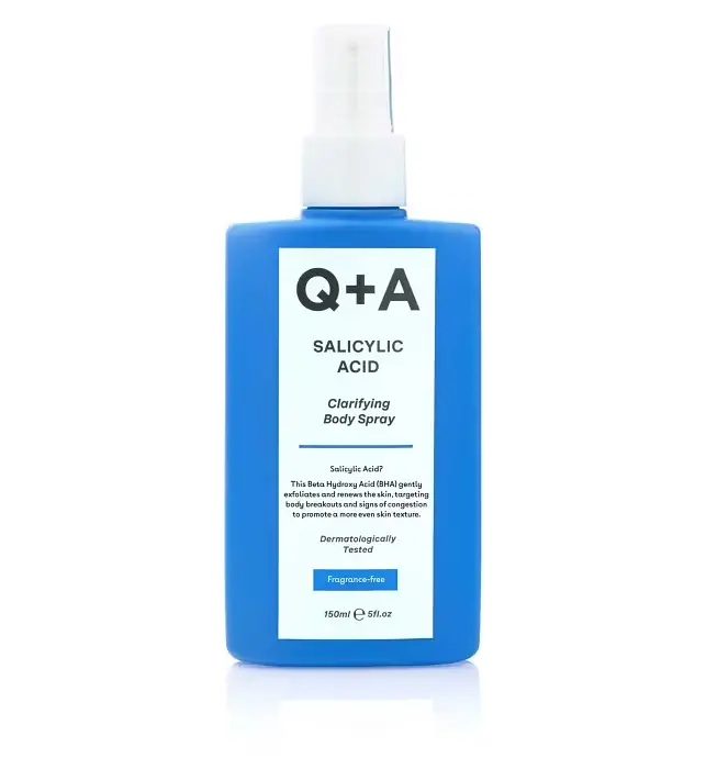 Q + A Salicylic Acid Clarifying Body Spray