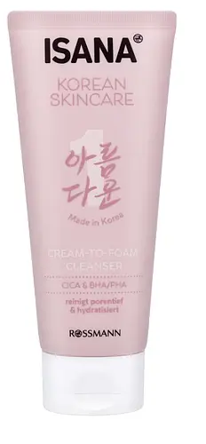ISANA Korean Skincare Cream-To-Foam Cleanser