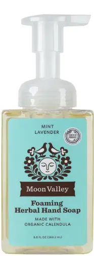 Moon Valley Organics Foaming Herbal Hand Soap Mint Lavender
