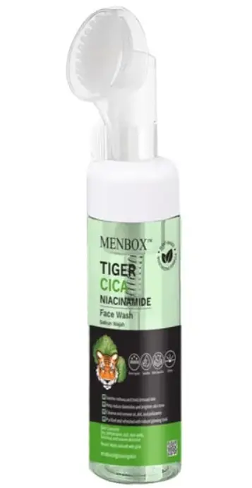 Menbox Tiger Cica Niacinamide Face Wash