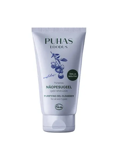 Puhas Loodus Blueberry Purifying Gel Cleanser