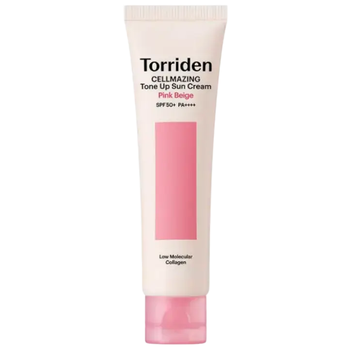 Torriden Cellmazing Tone Up Sun Cream SPF 50+ Pink Beige