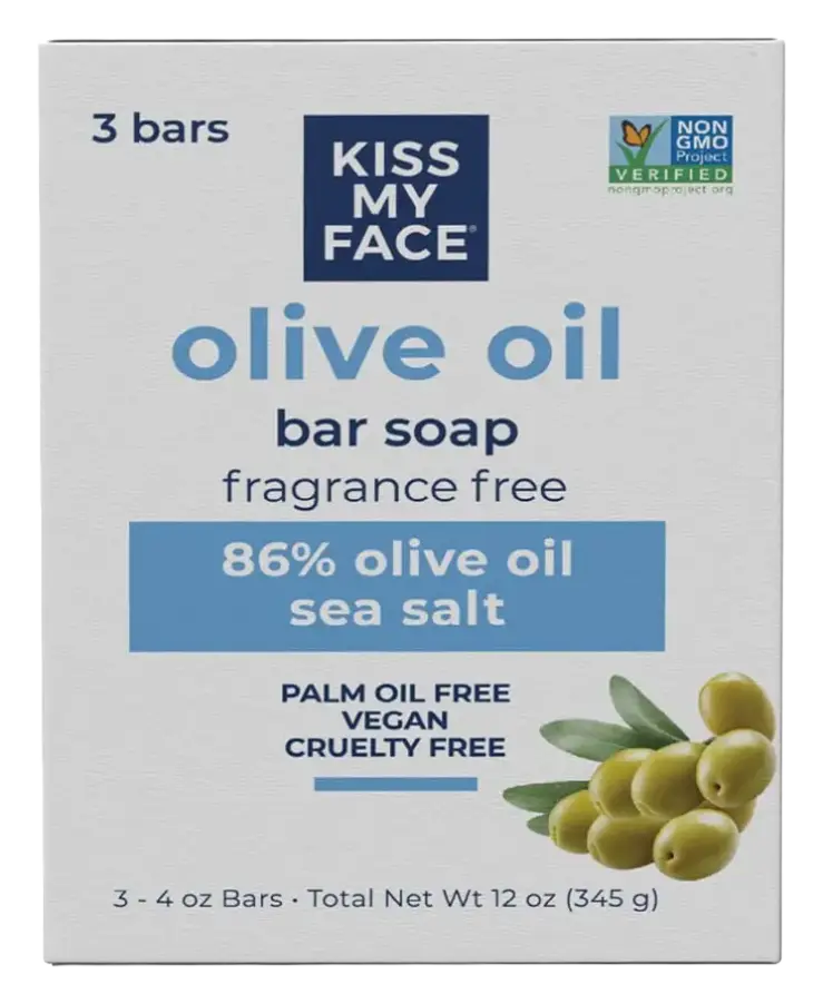 Kiss My Face Olive Oil Bar Soap Fragrance Free
