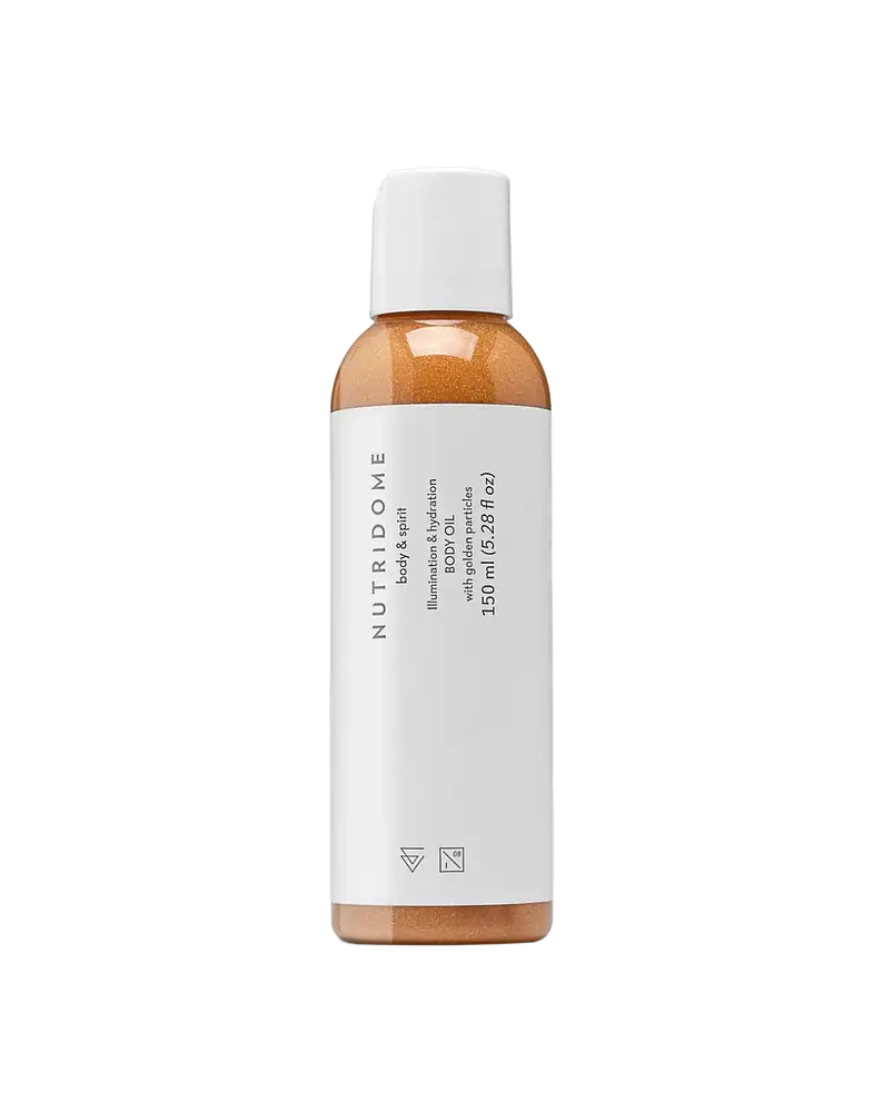 Nutridome Illuminating & Hydration Body Oil With Golden Particles