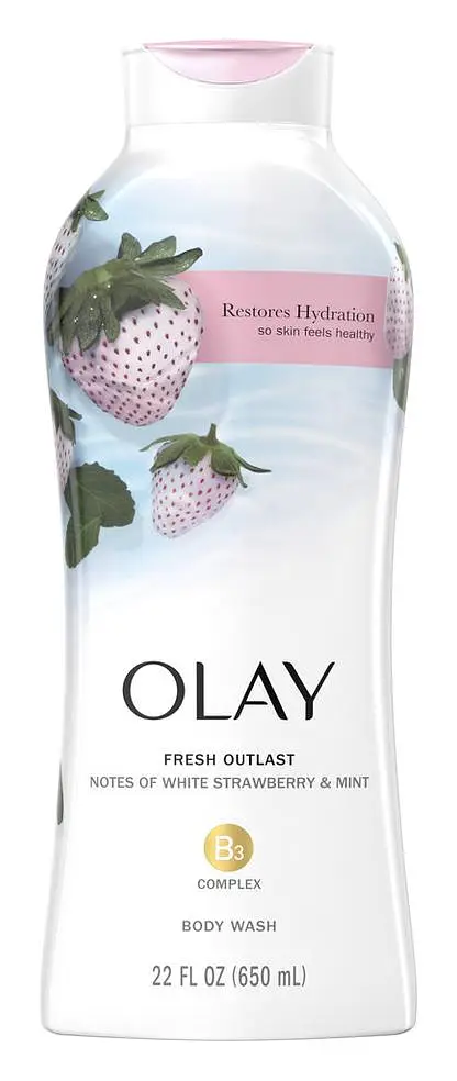 Olay Fresh Outlast Body Wash White Strawberry & Mint