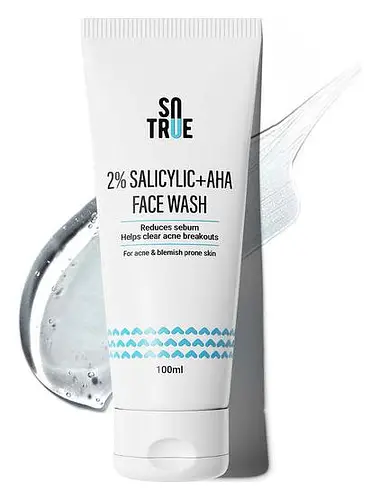 So True 2% Salicylic Acid + AHA Face Wash