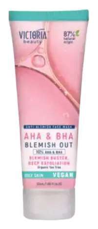 Victoria Beauty AHA + BHA Blemish Out Facial Mask