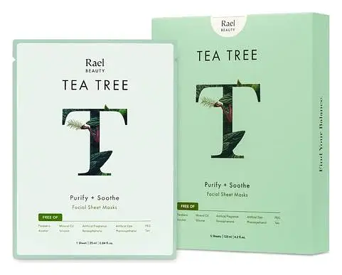 Rael Facial Sheet Masks Tea Tree