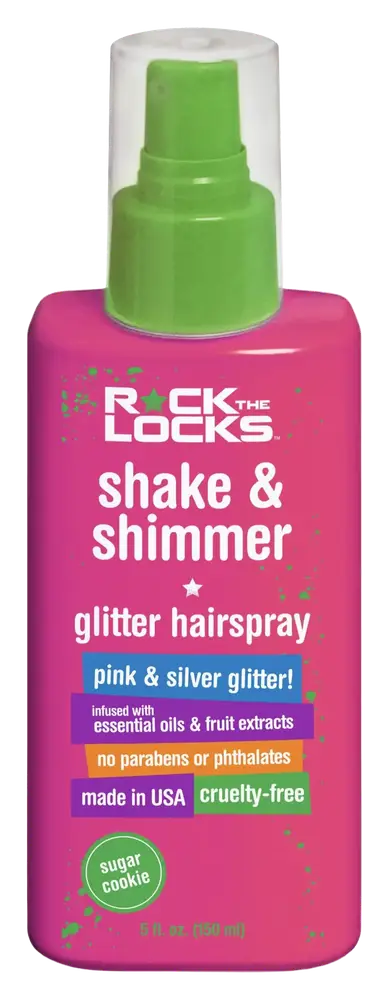 Rock The Locks Shake & Shimmer Glitter Hairspray
