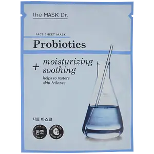The Mask Dr. Probiotics Moisturizing + Soothing Face Sheet Mask