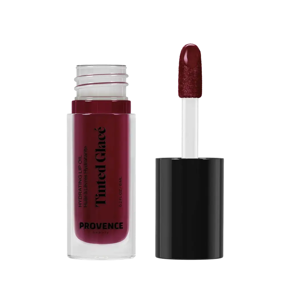 Provence Beauty Tinted Glacé Hydrating Lip Oil Plum Merlot - Tawny Plum