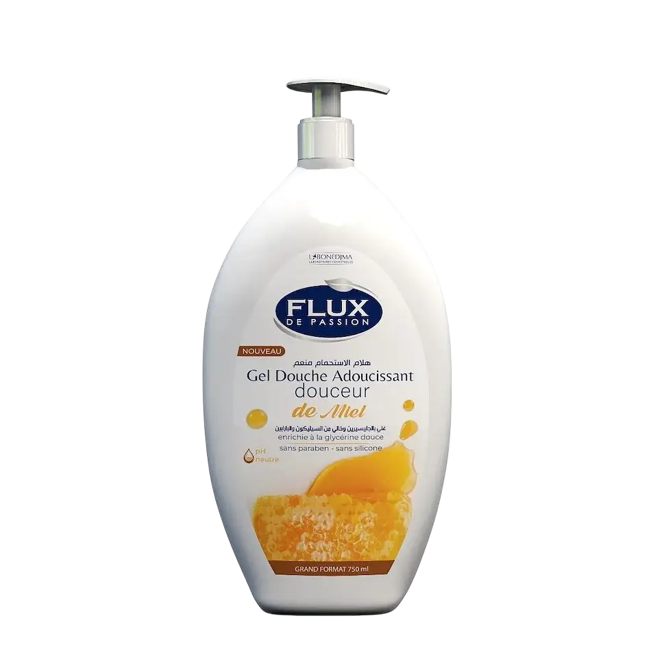 Flux Care Gel Douche Adoucissant Douceur De Miel