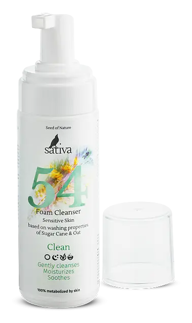 Sativa Foam Cleanser No.54 Sensitive Skin
