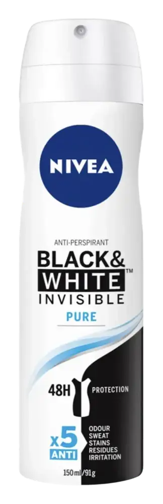 Nivea Black & White Invisible Pure Antiperspirant Australia