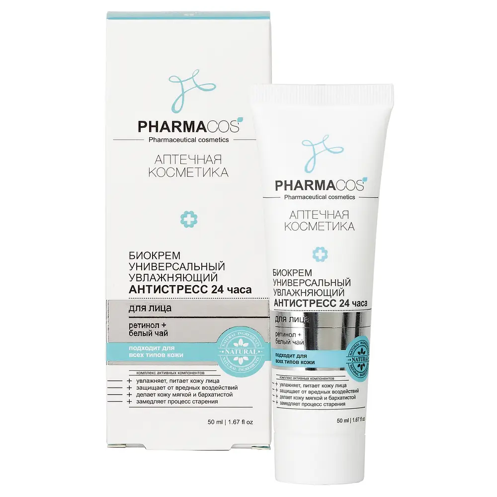 Vitex Pharmacos Universal Moisturizing Facial Biocream "Antistress 24h”