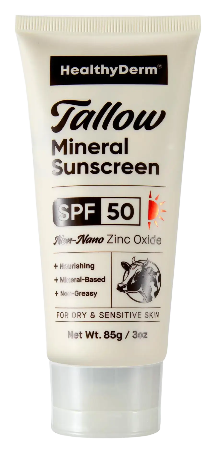 HealthyDerm Tallow Mineral Sunscreen SPF 50