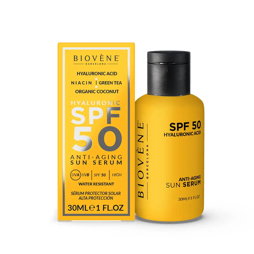Biovène Barcelona Hyaluronic SPF 50 Anti-Aging Sun Serum