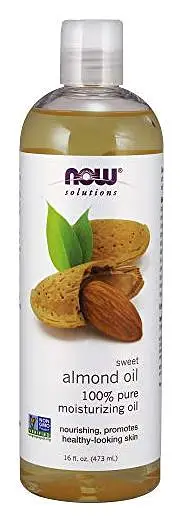 NOW Beauty Products Sweet Almond Oil, 100% Pure Moisturizing Oil