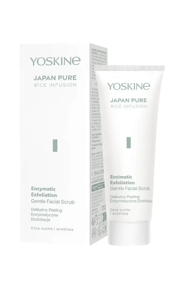 Yoskine Japan Pure Rice Infusion Enzimatic Exfoliation Gentle Facial Scrub