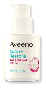 Aveeno Calm + Restore Age Renewal Serum for Sensitive Skin, Fragrance Free