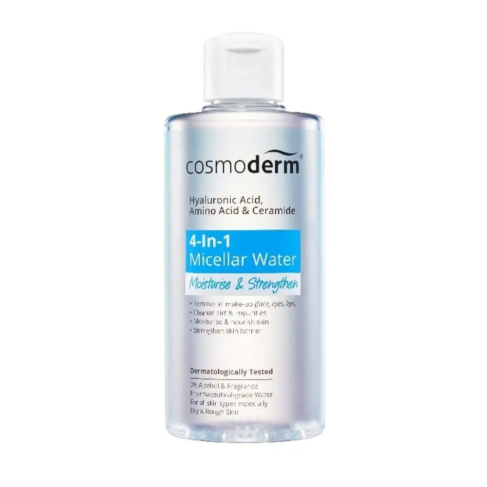Cosmoderm 4-In-1 Micellar Water Moisturise & Strengthen