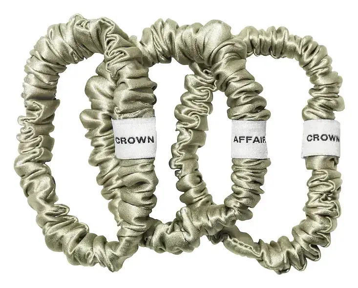 Crown Affair The Silk Scrunchie No. 001 Set
