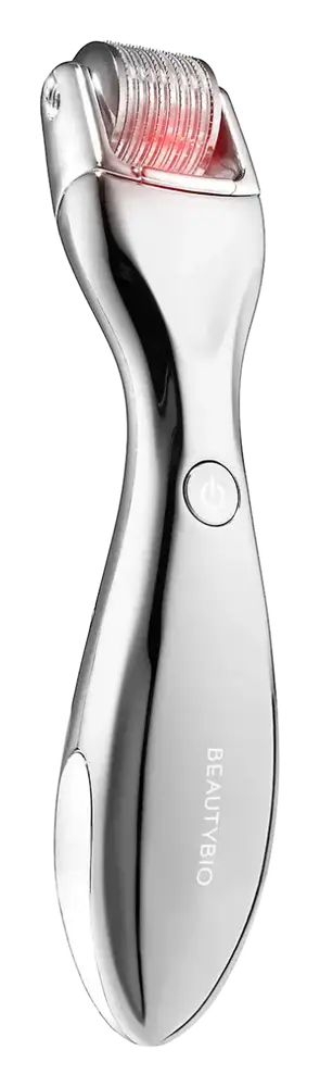 BeautyBio Chrome GloPro Microneedling Facial Regeneration Tool