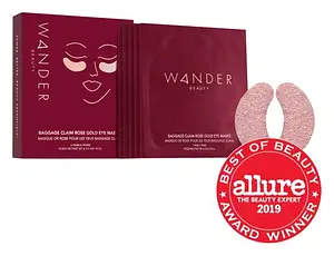 Wander Beauty Baggage Claim Eye Masks Rose Gold