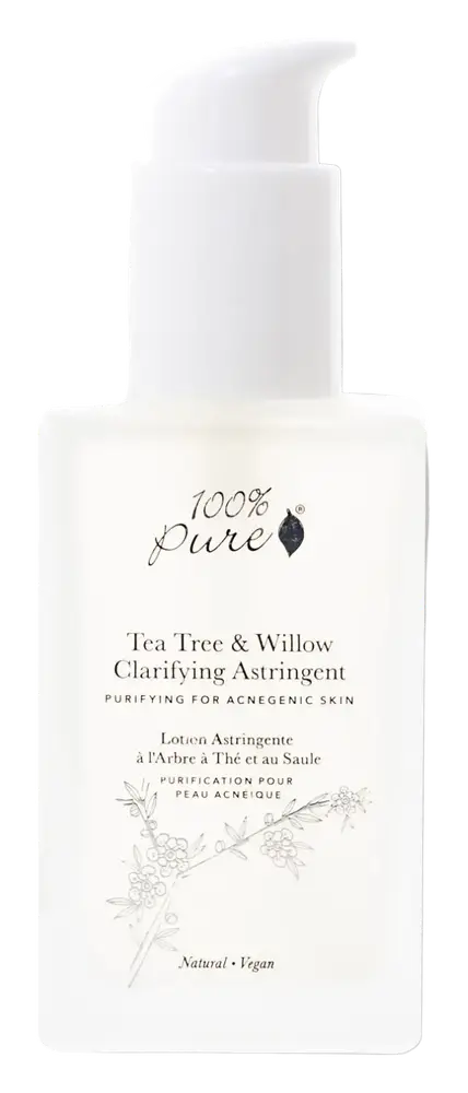 100% Pure Tea Tree and Willow Clarifying Astringent
