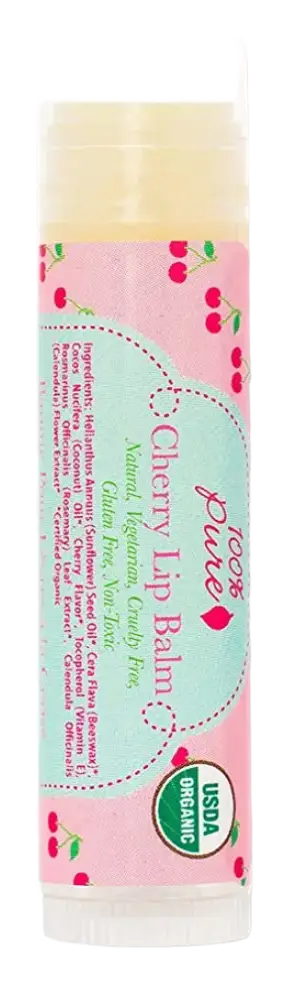 100% Pure Cherry Lip Balm