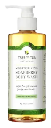Tree to Tub Moisturizing Soapberry Body Wash Awakening Peppermint