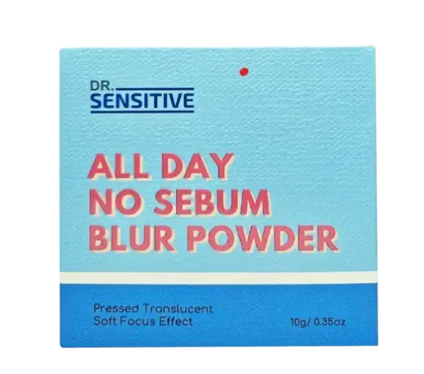 Dr. Sensitive All Day No Sebum Blur Pressed Powder Translucent