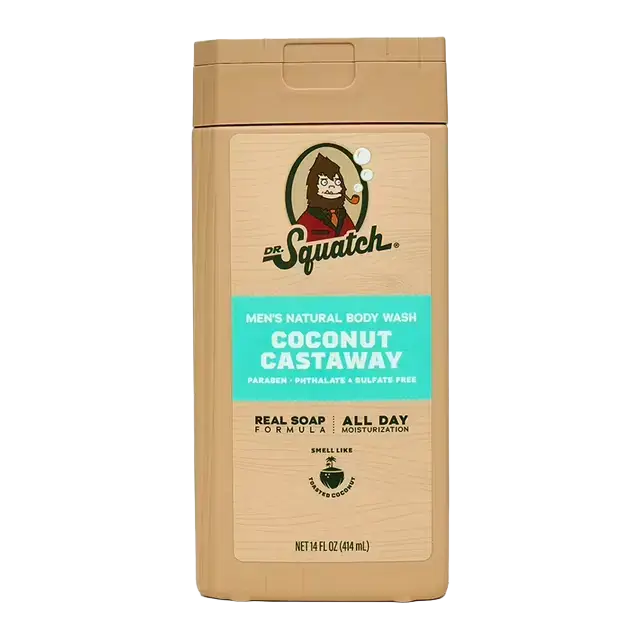 Dr. Squatch Men’s Natural Body Wash Coconut Castaway