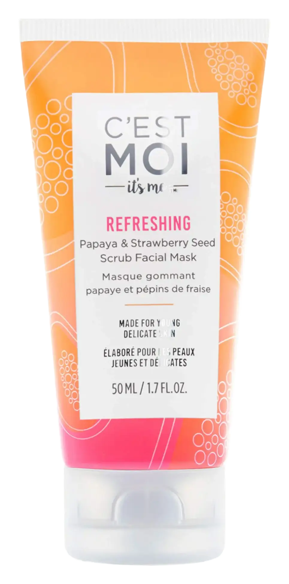 C’est Moi Refreshing Papaya & Strawberry Seed Scrub Facial Mask