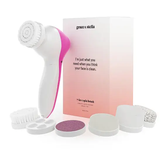 Grace & Stella 7-In-1 Spin Brush