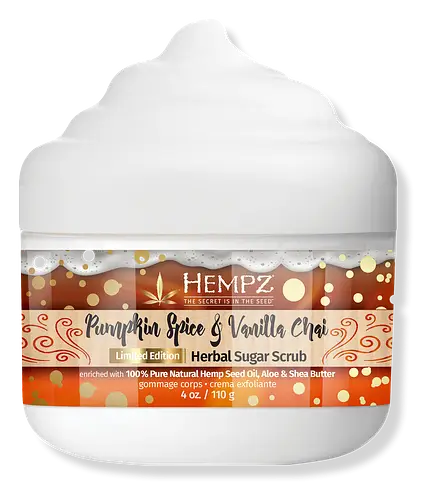 Hempz Limited Edition Pumpkin Spice & Vanilla Chai Herbal Sugar Scrub