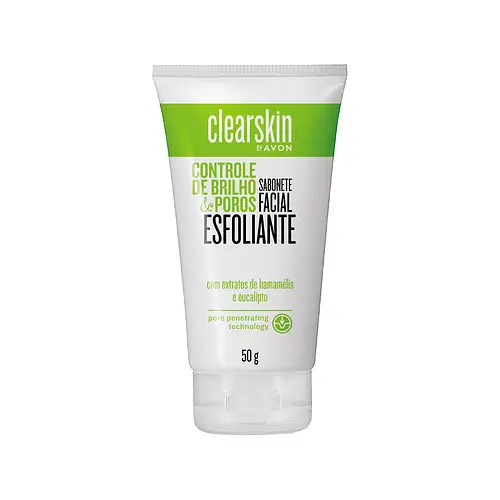 AVON Clearskin Pore & Shine Control Smooth Exfoliating Scrub Brazil