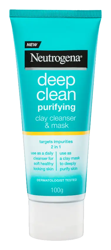 Neutrogena Deep Clean Purifying Clay Cleanser + Mask