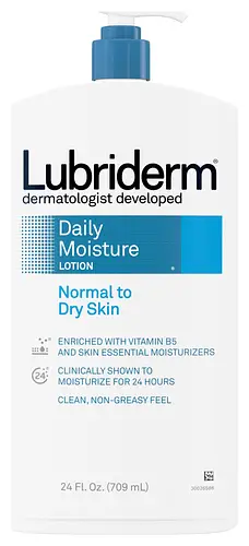Lubriderm Daily Moisture Hydrating Unscented Body Lotion with Pro-Vitamin B5