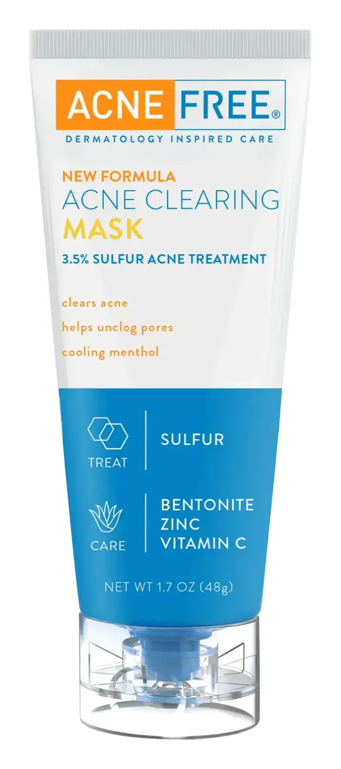 Acne Free Acne Clearing Mask 3.5% Sulfur Acne Treatment