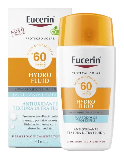 Eucerin Hydro Fluid Facial Sunscreen SPF 60 Brazil