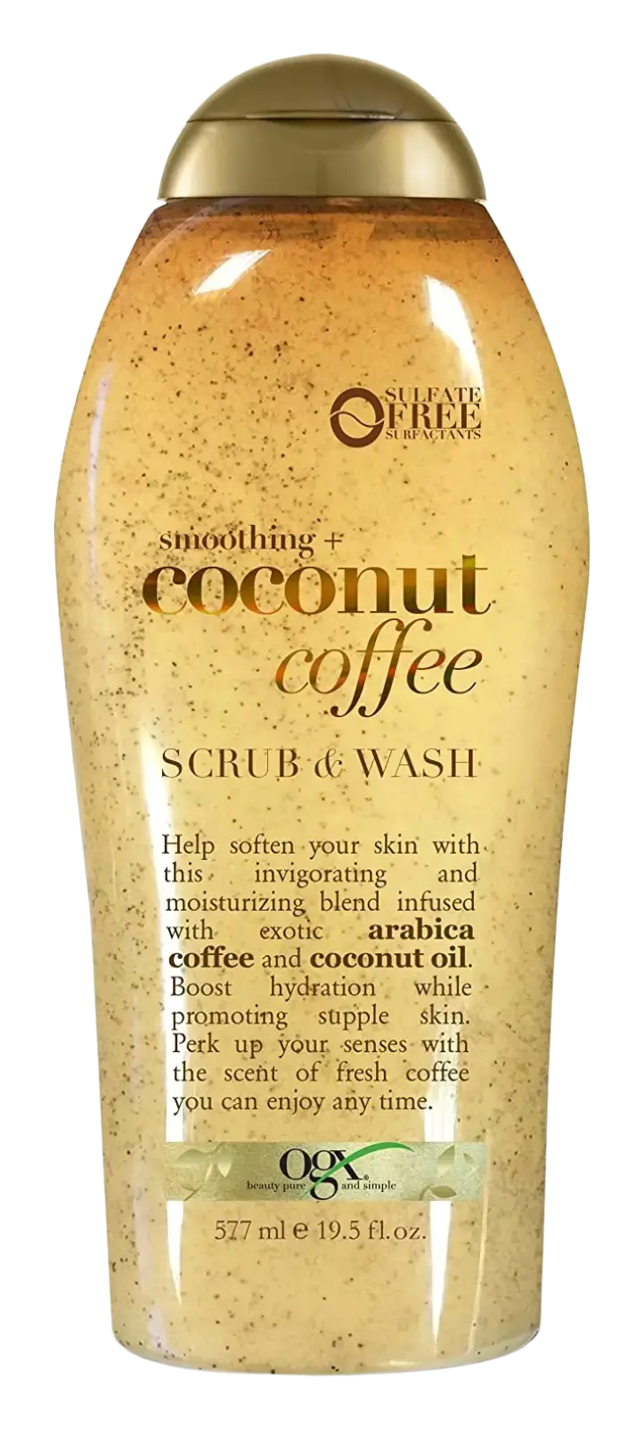 OGX Beauty Smoothing + Coconut Coffee Exfoliating Body Scrub with Arabica Coffee & Coconut Oil