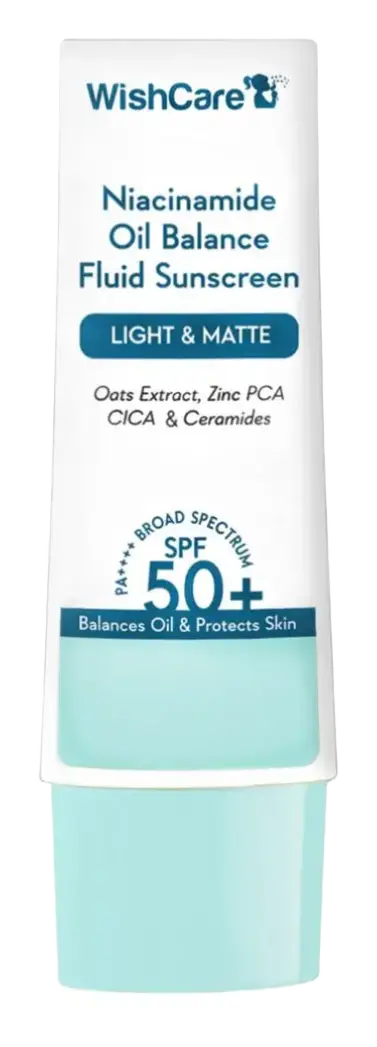 Wishcare 5% Niacinamide Oil Balance Fluid Sunscreen SPF50 PA++++