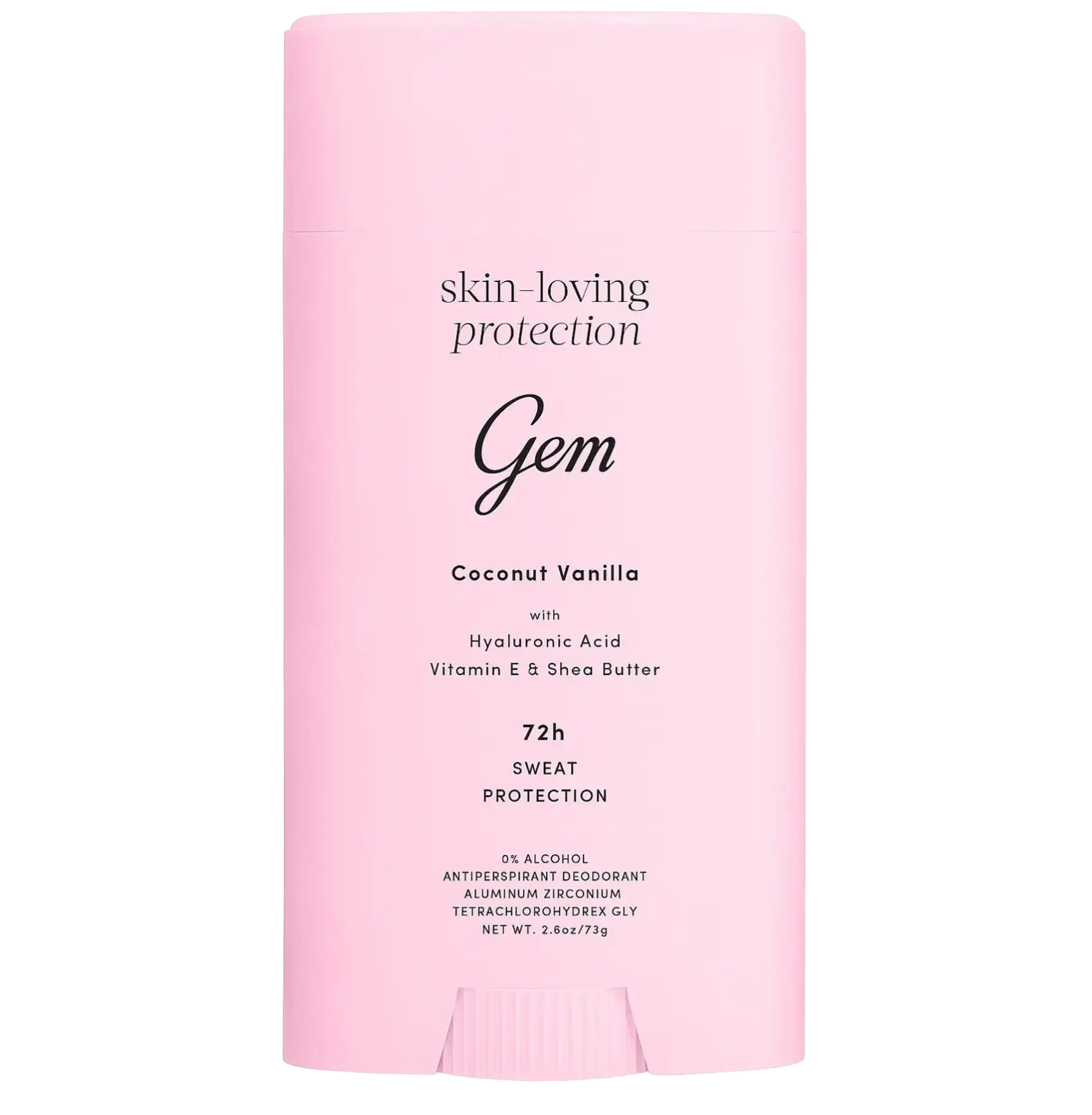 Gem Skin-Loving Protection 72h Sweat Protection Antiperspirant Stick Coconut Vanilla