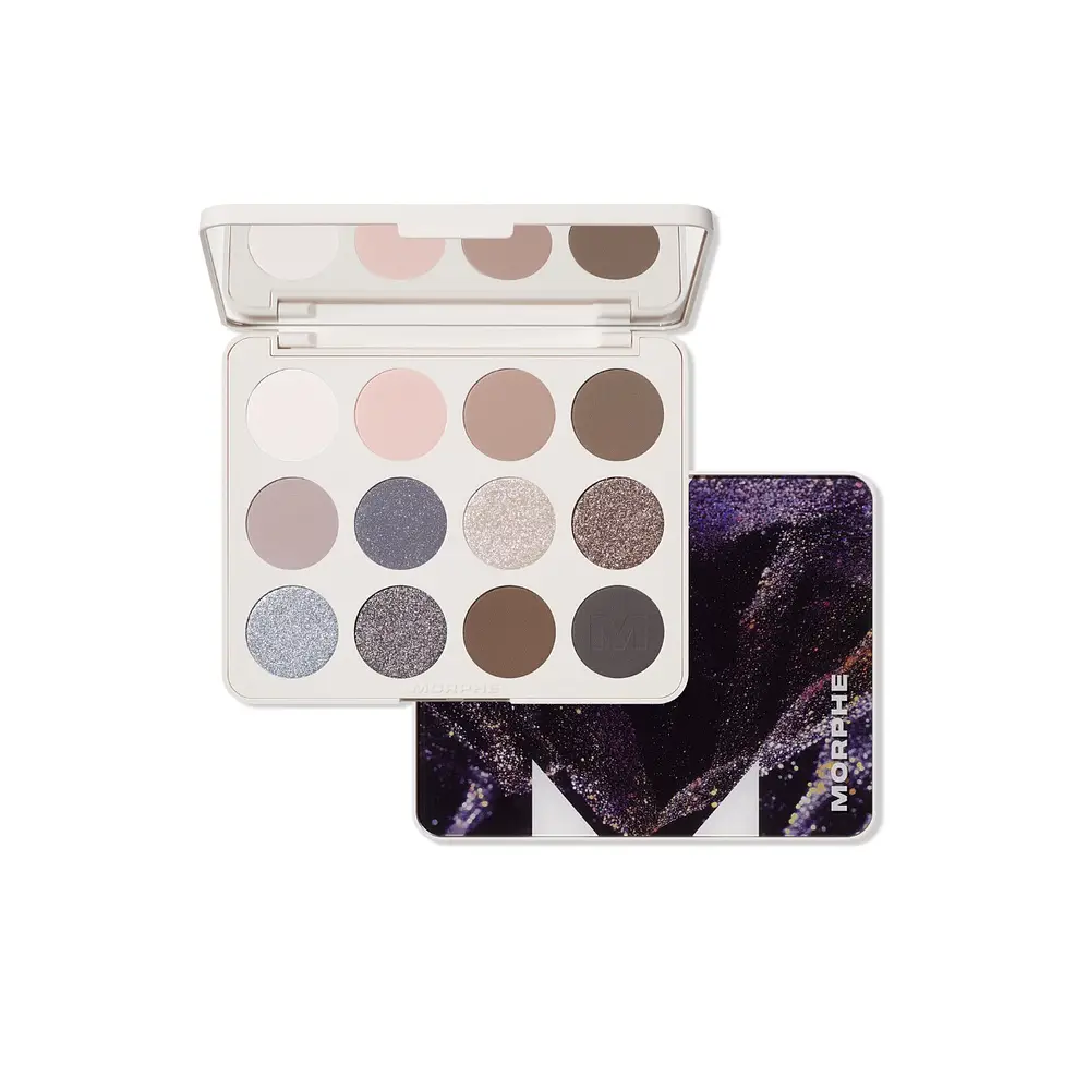 Morphe Chromaplus 12-Pan Eyeshadow Palette Moon Stone