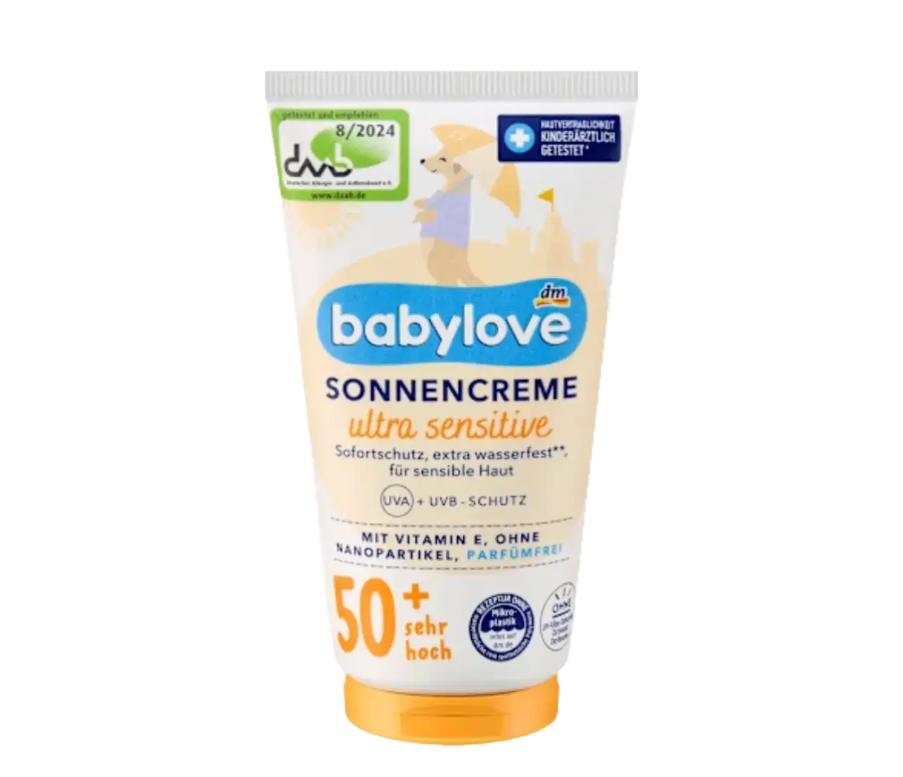 babylove dm Sonnencreame Ultra Sensitive SPF 50+