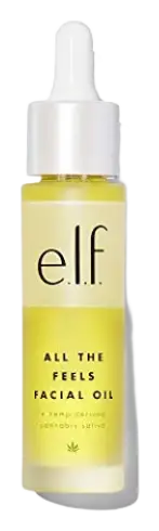 e.l.f. cosmetics All the Feels Facial Oil + hemp-derived Cannabis Sativa Seed Oil