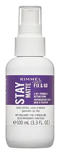 Rimmel London Stay Matte Fix & Go 2-In-1 Primer & Setting Spray